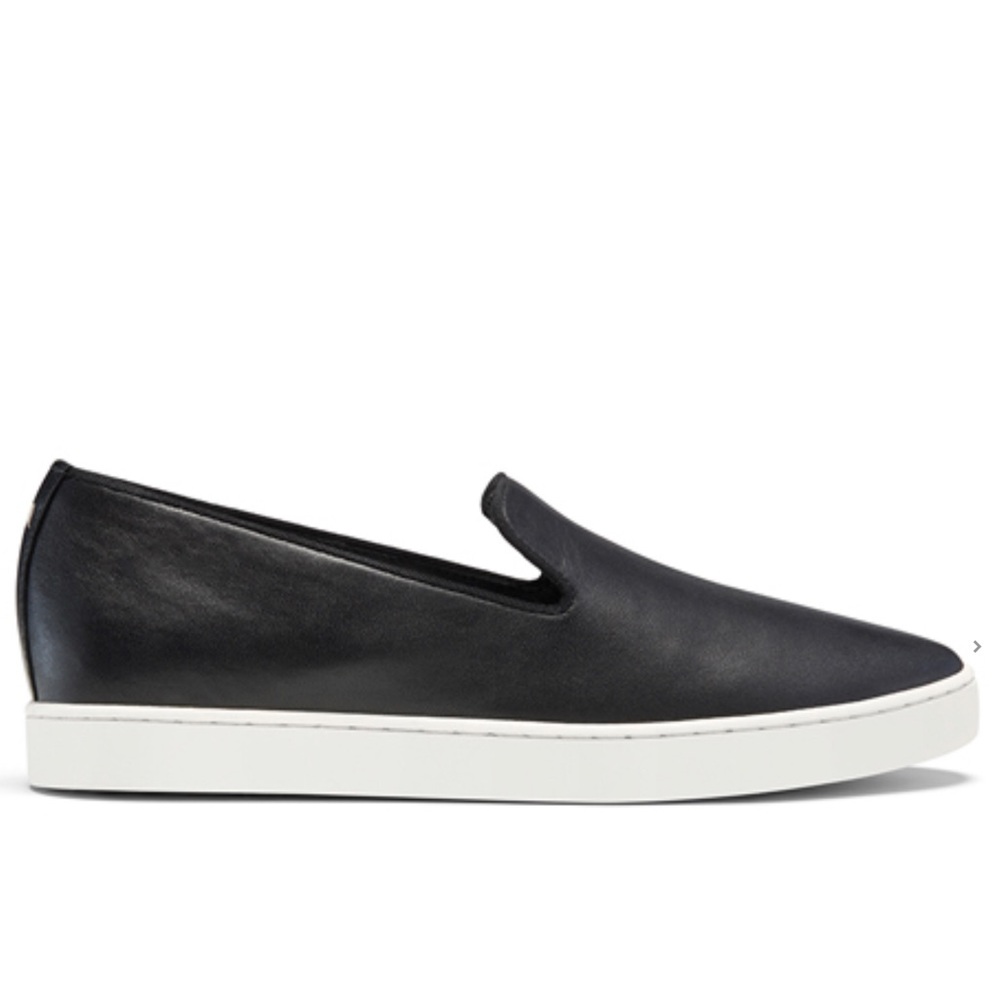 Birdies Black Leather Women's Sneakers